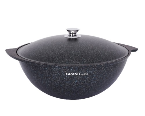 Казан для плова 6л, АП линия «Granit Ultra» (Blue)