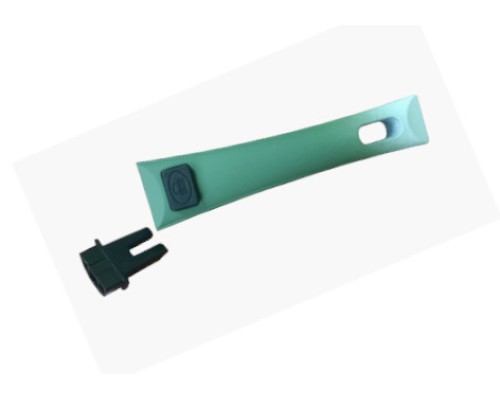 Ручка бакелитовая съемная большая с софт-тач Р07.3С цвет зеленый