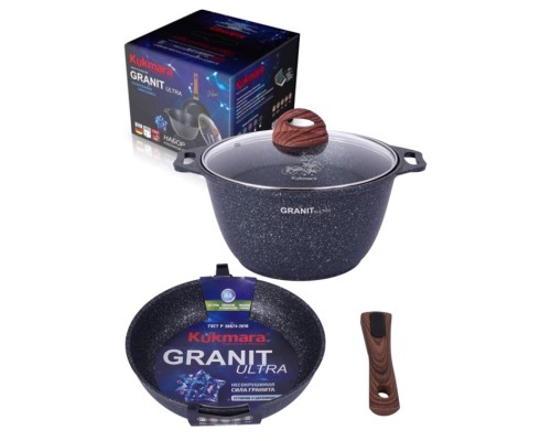 Набор кухонной посуды №16, АП линия «Granit Ultra» (Blue)